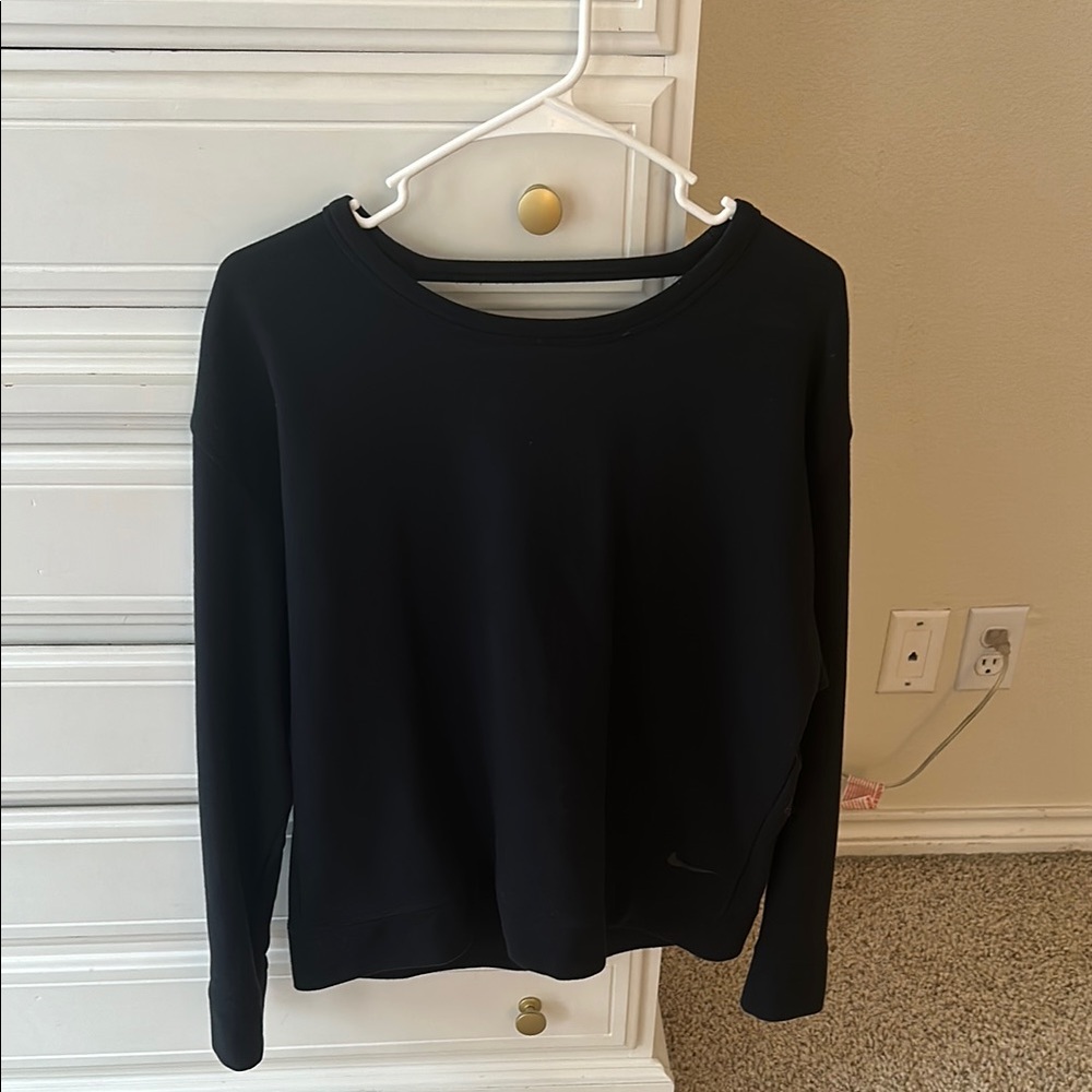 Nike Black Women's Open Back Sweatshirt